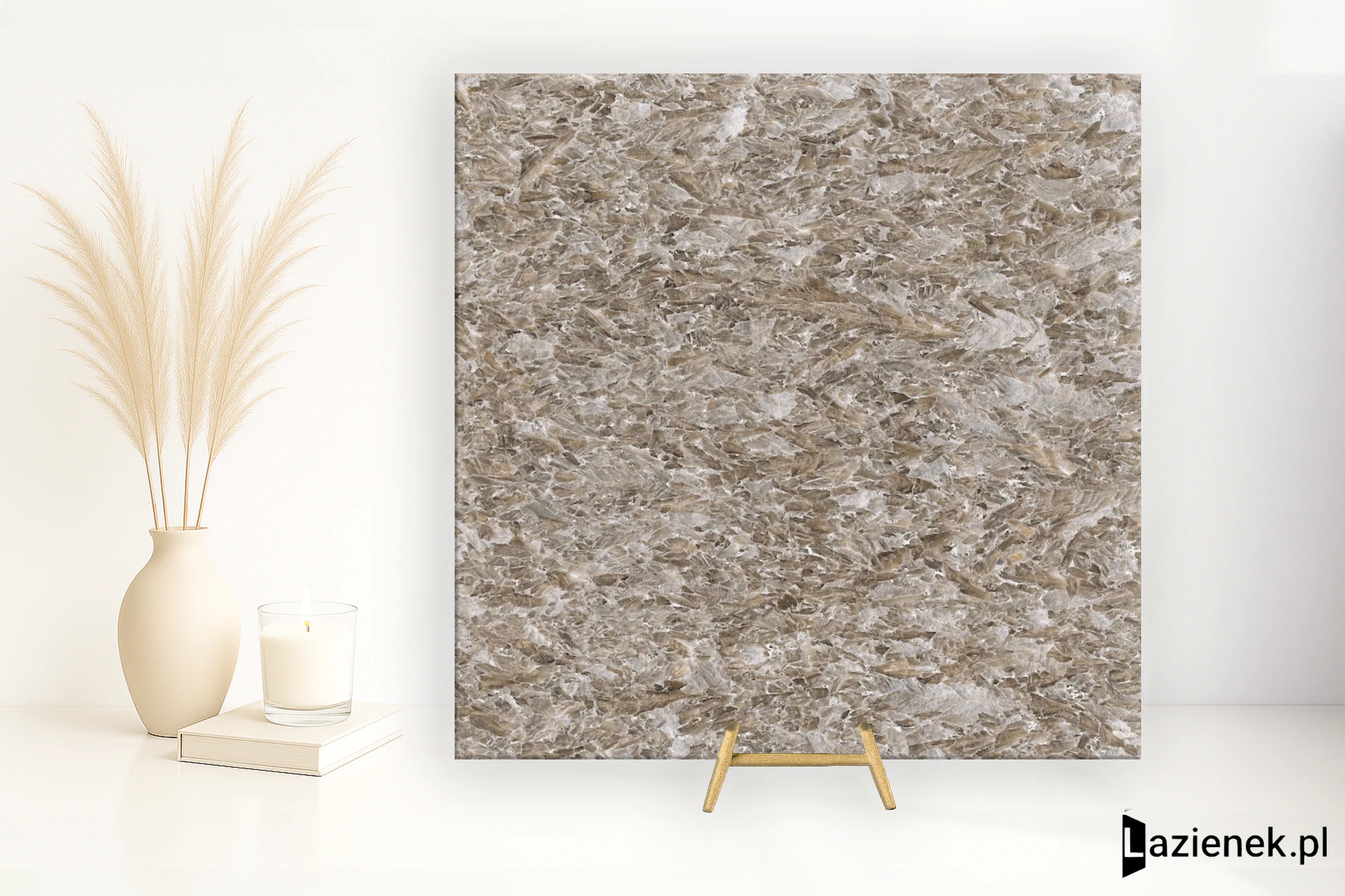 Graniti Fiandre Selenite Maximum Selenite Greige kryształowa 75x75 cm gr. 6 mm - płytka rektyfikowana / MSJ300677